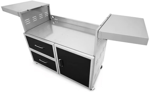 Wildfire WFCART42BSS - 42-Inch Black Stainless Steel Grill Cart