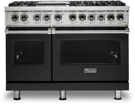 Viking 5 Series VDR5486GCSBB - 48 Inch Dual Fuel Range with 6 Sealed Burner