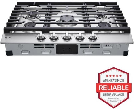 LG CBGJ3023S - 30 Inch Gas Cooktop in Stainless Steel