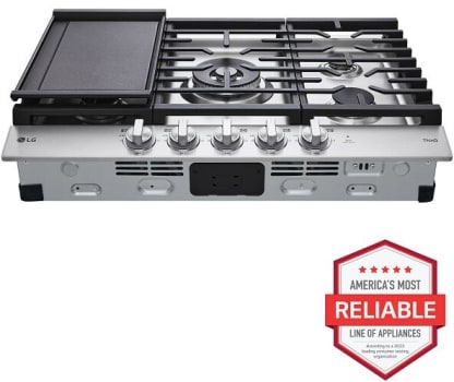 LG CBGJ3027S - 30 Inch Gas Smart Cooktop