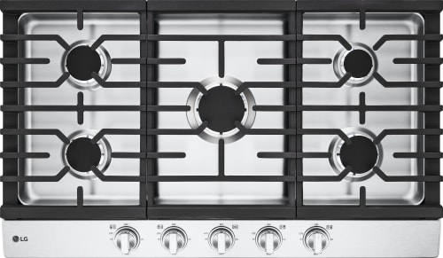 LG CBGJ3623S - 36 Inch Gas Cooktop in Stainless Steel
