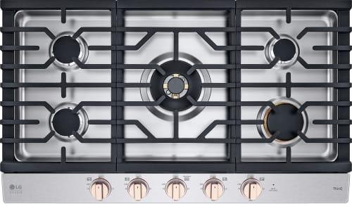 LG Studio CBGS3628N - 36 Inch Gas Cooktop with 5 Sealed Burners