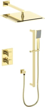 ZLINE CBYSHST2PG - Crystal Bay Thermostatic Shower System in Polished Gold