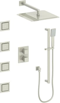 ZLINE CBYSHST3BN - Crystal Bay Thermostatic Shower System in Brushed Nickel