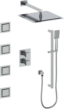 ZLINE CBYSHST3CH - Crystal Bay Thermostatic Shower System in Chrome
