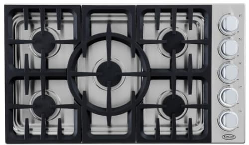 Dcs Cdu365l 36 Inch Gas Cooktop With 5 Sealed Dual Flow Burners