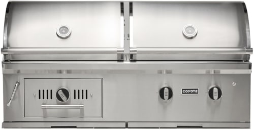 Coyote C3HY50NG - 50 Inch Built-in Gas and Charcoal Grill with 1,200 sq. in. Total Cooking Area