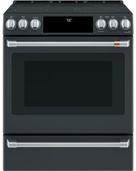 Cafe CES700P3MD1 - Matte Black with Brushed Stainless Hardware (Standard)