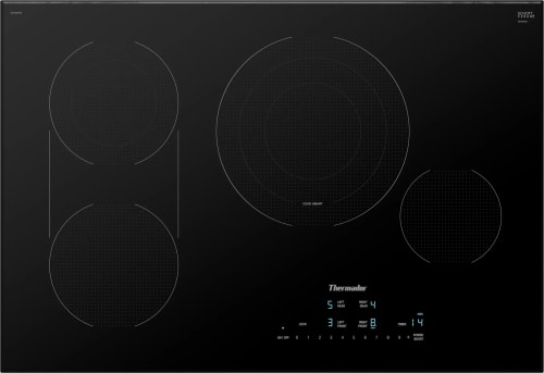 Thermador Masterpiece Series CET305YB - 30 Inch Electric Cooktop with 4 Elements in Front View