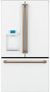 Cafe CFE28TP4MW2 - Matte White with Brushed Bronze Hardware (Standard)