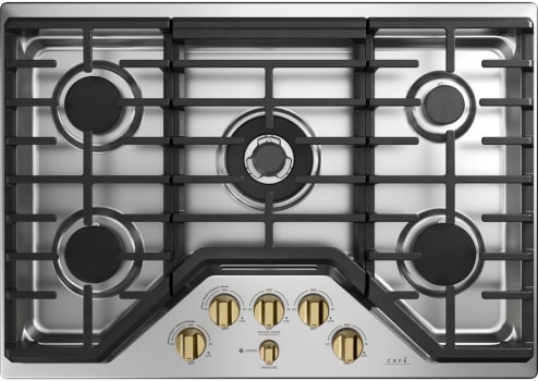 Cafe CGP9530MS1HRDWR6 - Gas Cooktop with 20K BTU Triple Ring Burner