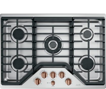 Cafe CGP9530MS1HRDWR5 - Gas Cooktop with 20K BTU Triple Ring Burner