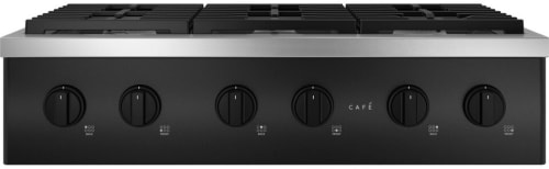 Cafe CGU366P3TD1HRDWR2 - Commercial-Style Gas Rangetop with 6 Burners in Matte Black