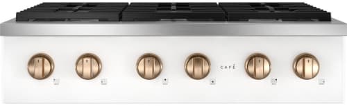 Cafe CGU366P4TW2HRDWR5 - Commercial-Style Gas Rangetop with 6 Burners in Matte White