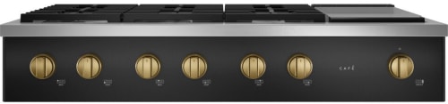 Cafe CGU486P3TD1HRDWR3 - Commercial-Style Gas Rangetop with 6 Burners in Matte Black