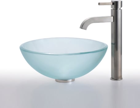 Kraus Frosted Series CGV101FR1412MM1007SN - Kraus Faucet