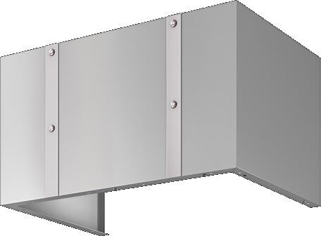 Zephyr DC23612AS - 12 Inch Tall Stainless Steel Duct Cover for 36 Inch Alto Wall Custom Hood