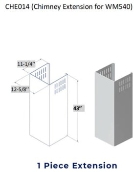 Hauslane CHE014 - Chimney Extension