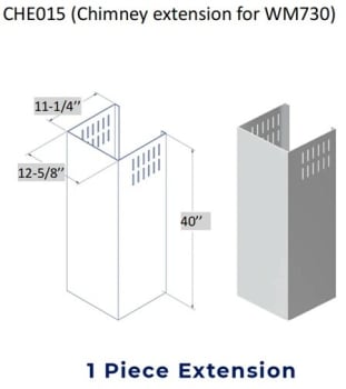 Hauslane CHE015 - Chimney Extension