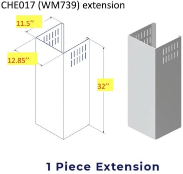 Hauslane CHE017 - Chimney Extension