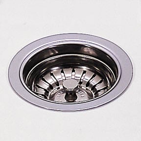 Franke 903C - Chrome View of Strainer & Basket