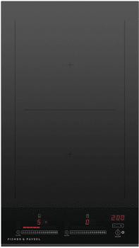 Fisher & Paykel Series 9 Contemporary Series CI122DTB4 - Induction Cooktop, 12", 2 Zones, with SmartZone