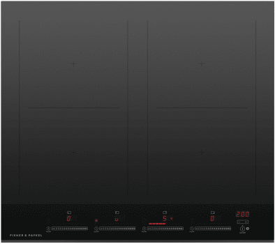Fisher & Paykel Series 7 CI244DTB4 - Induction Cooktop, 24", 4 Zones, with SmartZone