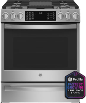 GE Profile P2S930YPFS - 30 Inch Dual Fuel Smart Range