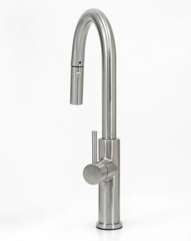 Cameo CKF200SS - Single Handle Kitchen Pull-Down Faucet with Hot and Cold Indicator