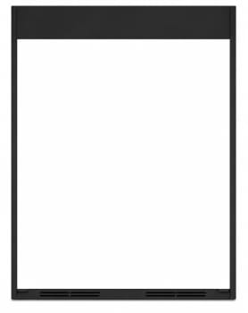 Cafe CKPDF84ZD1 - 84 Inch Height Dual Installation Trim Kit for Café All Freezer and All Refrigerator Column Pairs in Matte Black