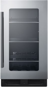 Summit Classic Collection CL181WBVCSS - 18 Inch Built-In Beverage Center