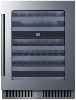 Summit CL244WC2 - 24 Inch Built-In Dual Zone Wine Cooler