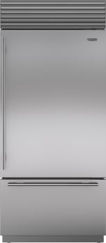 Sub-Zero Classic Series CL3650UIDSTR - 36-inch Classic Over-and-Under Refrigerator/Freezer with Internal Dispenser