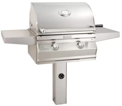 Fire Magic Choice CMA430S CMA430SRT1PG6 - 24" In-ground Post Grill With Analog Thermometer And 1-hour Timer