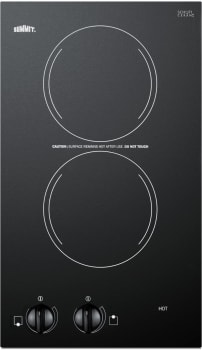 Summit CR2220B - 12 Inch Electric Cooktop