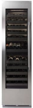 Perlick C-Series CR24D24LL - 24 Inch Dual-Zone Wine Column in Front View