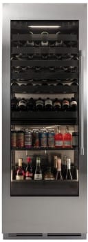 Perlick C-Series CR30C24LL - 30 Inch Panel Ready Dual-Zone Beverage Column in Front View