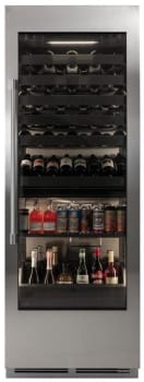 Perlick C-Series CR30C24RL - 30 Inch Panel Ready Dual-Zone Beverage Column in Front View