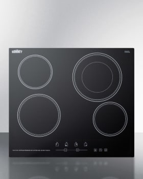 24 electric hot sale cooktop