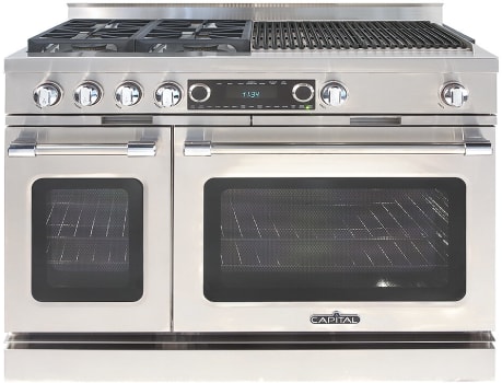 Capital Grand Chef CSB484BBN - 48 Inch Grand Chef Freestanding Dual Fuel Range