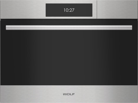 Wolf E Series Transitional CSOP2450TEST - 24 Inch Contemporary Plumbed Convection Steam Oven