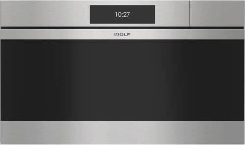 Wolf M Series Contemporary CSOP3050CMS - 30 Inch Contemporary SS Plumbed Handless Convection Steam Oven