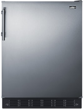 Summit CT66BK2SSADA - 24 Inch Freestanding Compact Refrigerator
