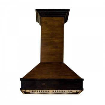 ZLINE 329AHRS36400 - 36 Inch Designer Series Wooden Wall Mount Range Hood in Antigua and Hamilton