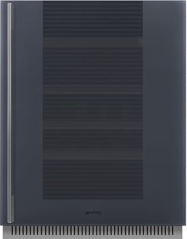 Smeg Linea Design CVIU138RG1 - 24 Inch Built In Under Top Wine Cooler with 38 Bottle Capacity