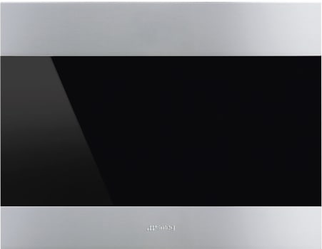 Smeg Classic Design CVIU321X1 - 24 Inch Built-In Single Zone Wine Cooler in Front View