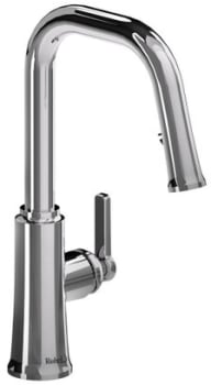 Rohl Trattoria TTSQ101C - Trattoria Single-Handle Pull-Down Kitchen Faucet with 1.5 GPM Flow Rate in Chrome