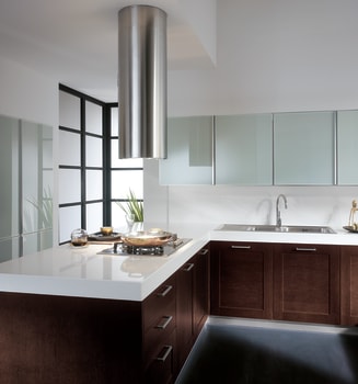 Faber CYLNIS15SS600 - Island Mount for Unobstructed View