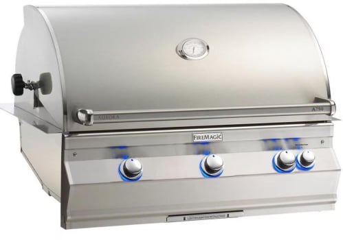Fire Magic Aurora A790I A790I8LAN - 36 Inch Built-in Grill with Analog Thermometer