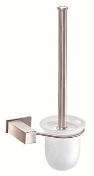 Brushed nickel deals toilet brush